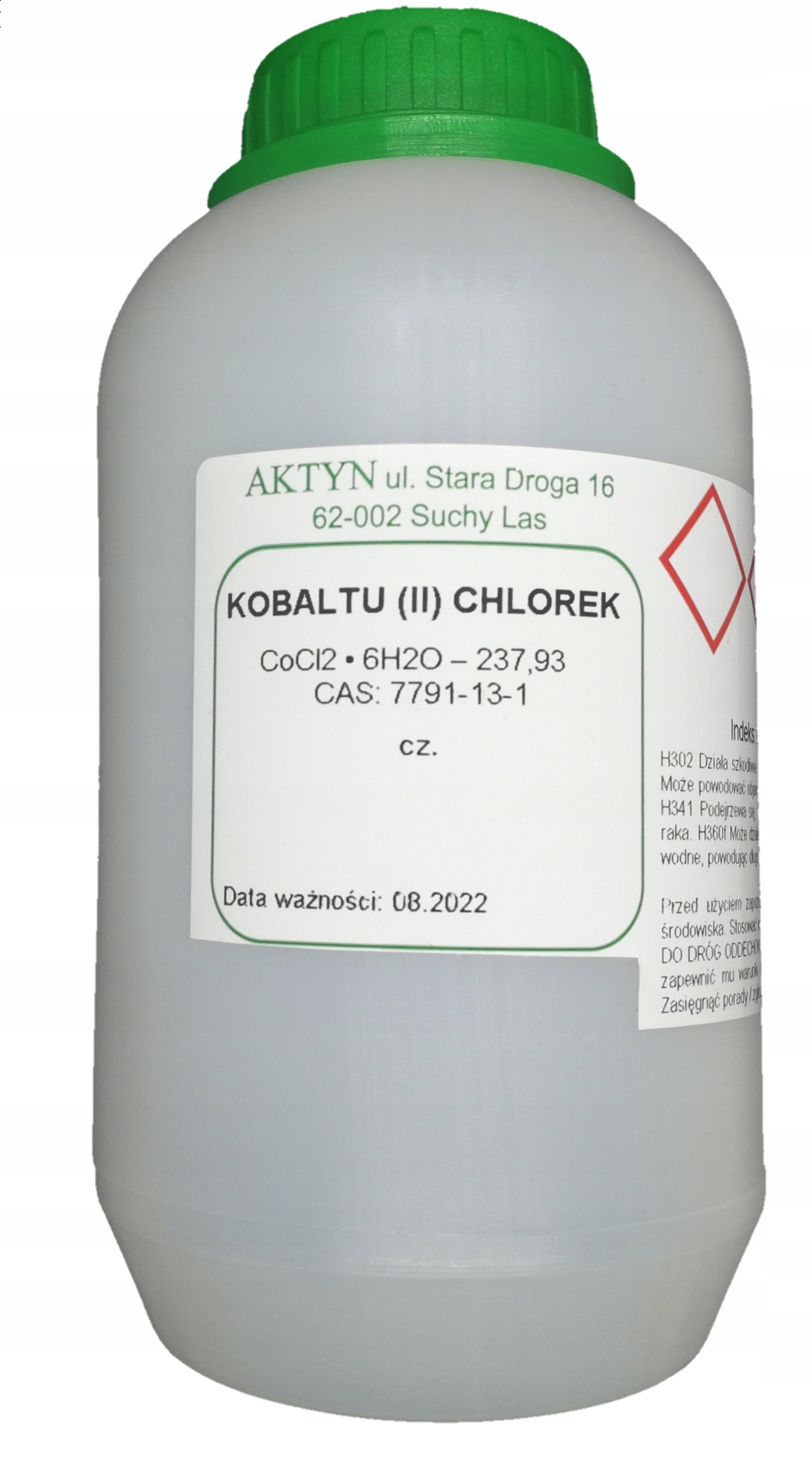 

Chlorek Kobaltu 6hydrat czysty 1kg