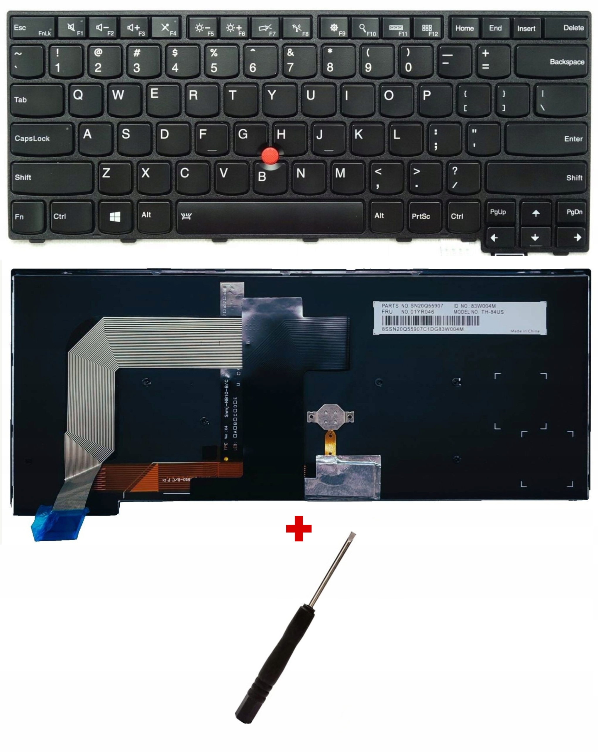 Nová Klávesnica Lenovo ThinkPad T460 T460P T460S T470 T470P T470S Led Us Pl