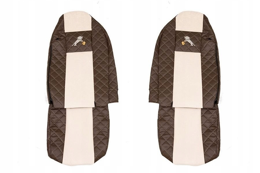 Poťahy na sedadlá F-core FX06 Brown/champ