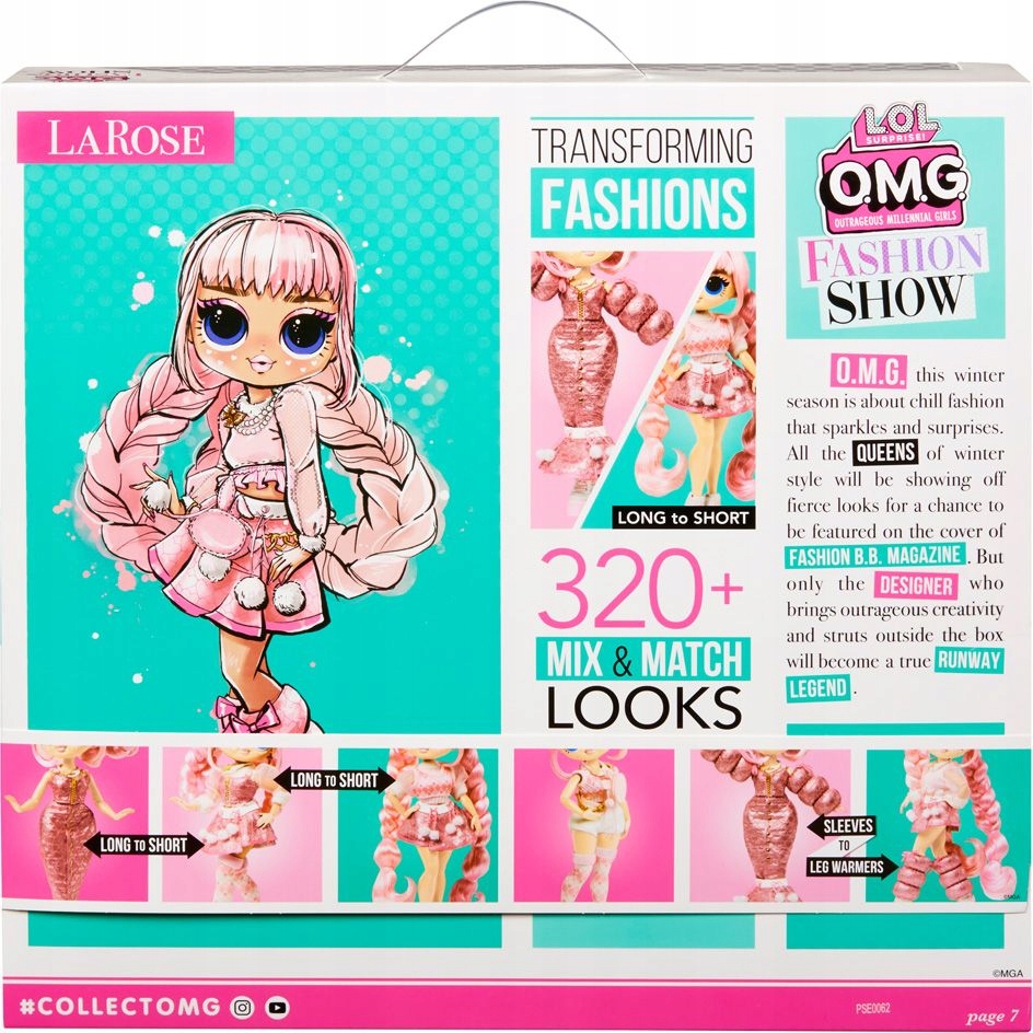 LOL Surprise OMG FASHION SHOW LaRose LALKA Modowa Zestaw 584322 Certyfikaty, opinie, atesty CE EN 71