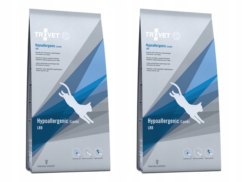 Levně Trovet Cat Lrd Hypoallergenic Lamb 2 x 3 kg monoproteinové jehněčí maso Kočky