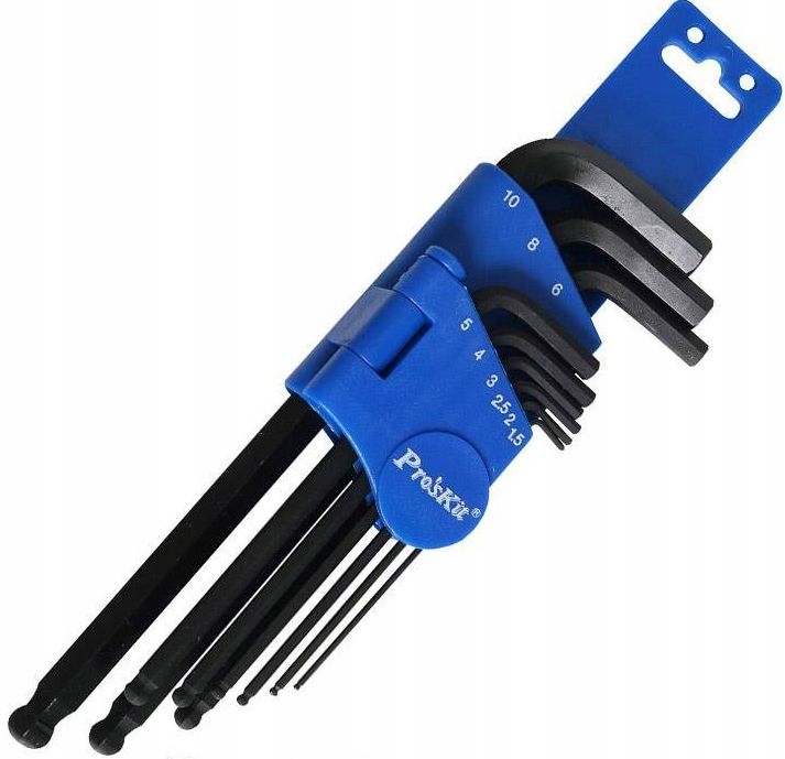 

Komplet kluczy imbus 1.5 10 mm, Proskit, 8PK-028