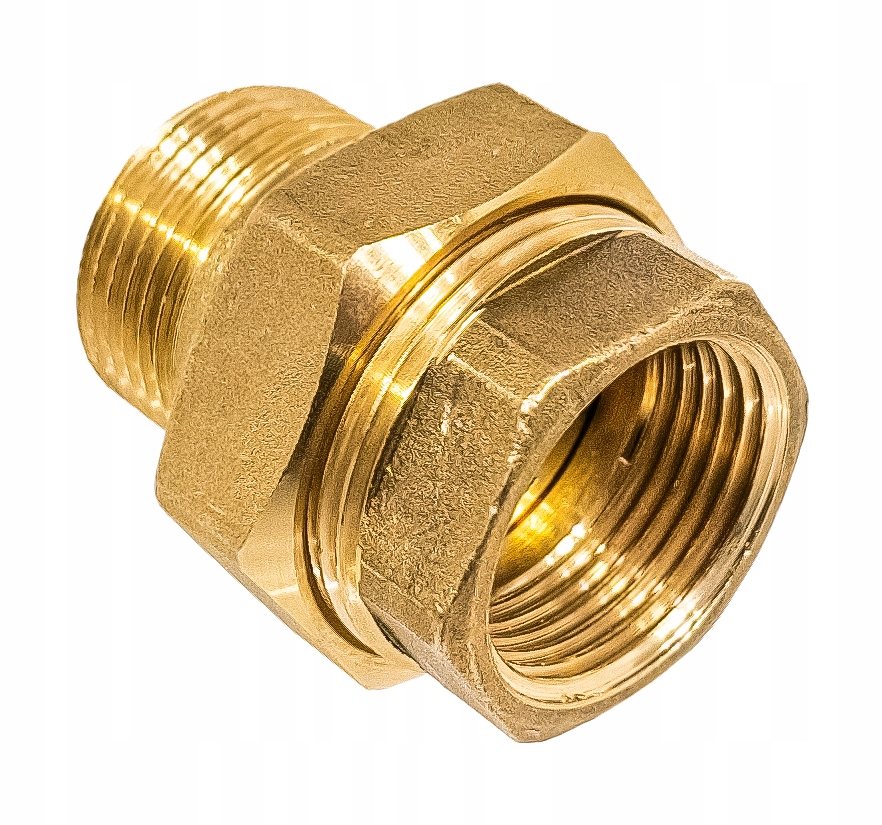 ŚRUBUNEK MOSIĘŻNY STOŻKOWY RÓWNOPRZELOTOWY FI 1" DN25 PROSTY MOCNY SOLIDNY Typ kształtka