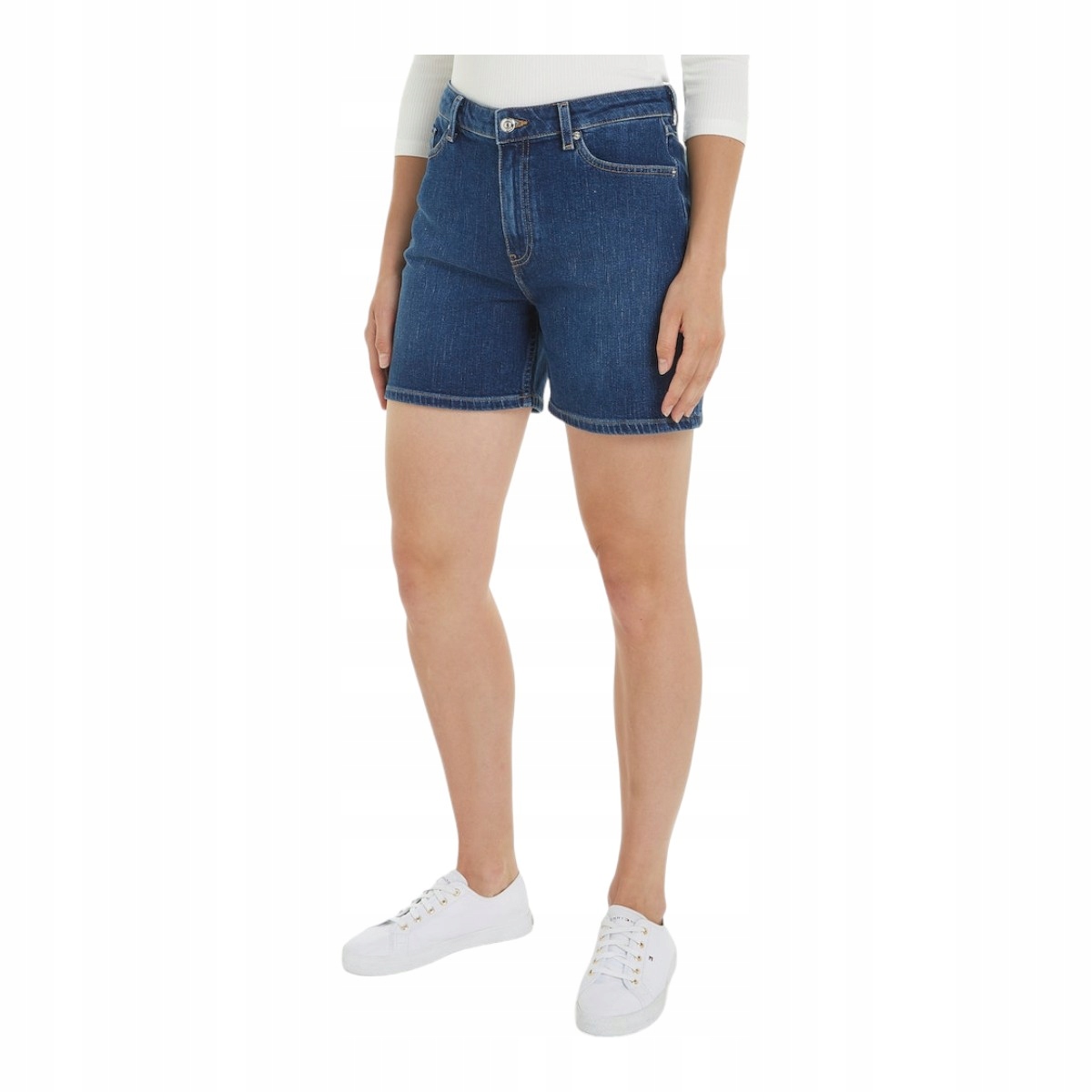Tommy Hilfiger Dámské Krátké Kraťasy Dnm Straight R Jeans vel. 28
