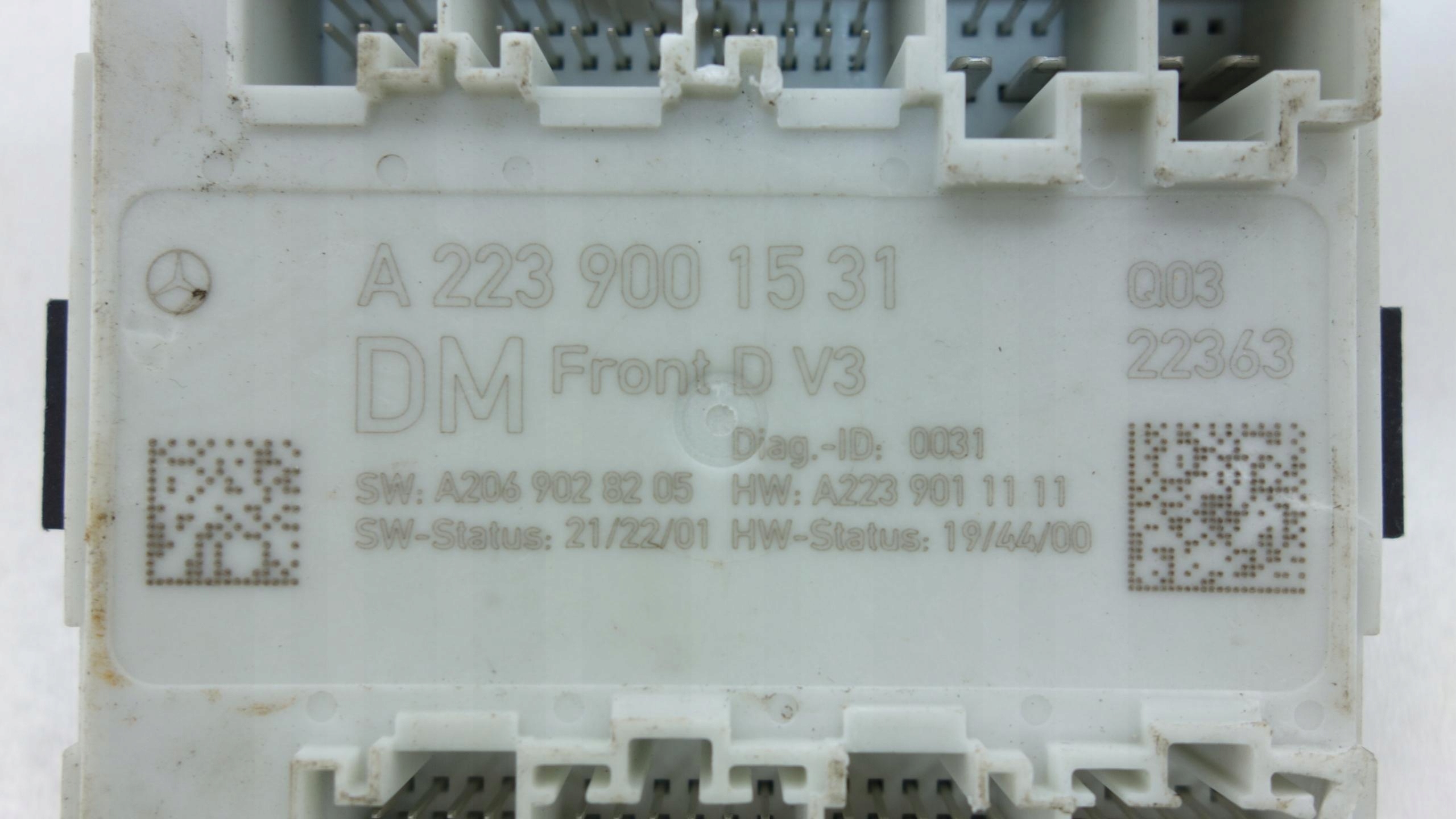 modul Bedienteil MERCEDES S V223 2020- A2239001531
