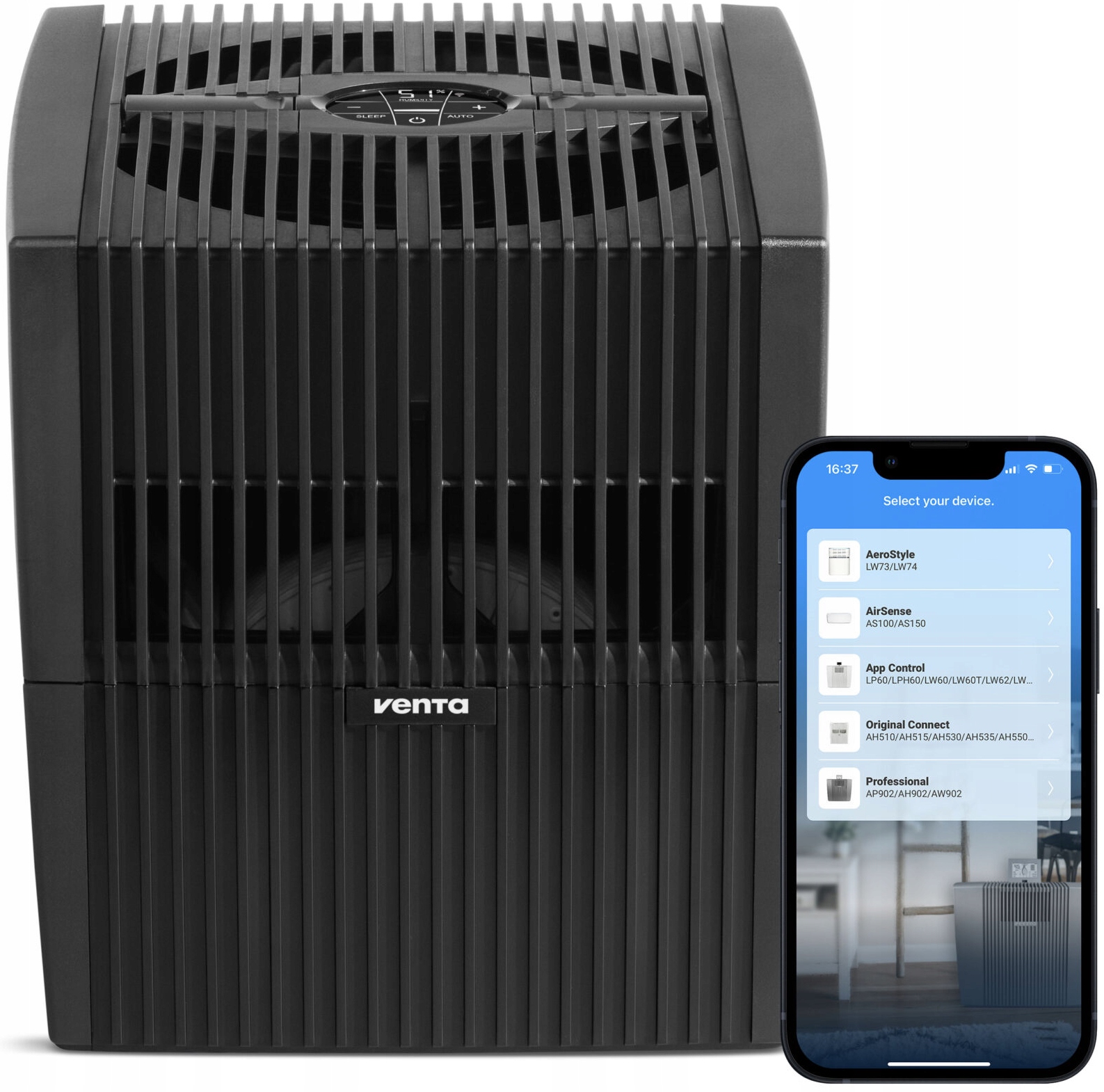 Venta AH535 Original Connect Black Airwasher WiFi černý pro 45m²