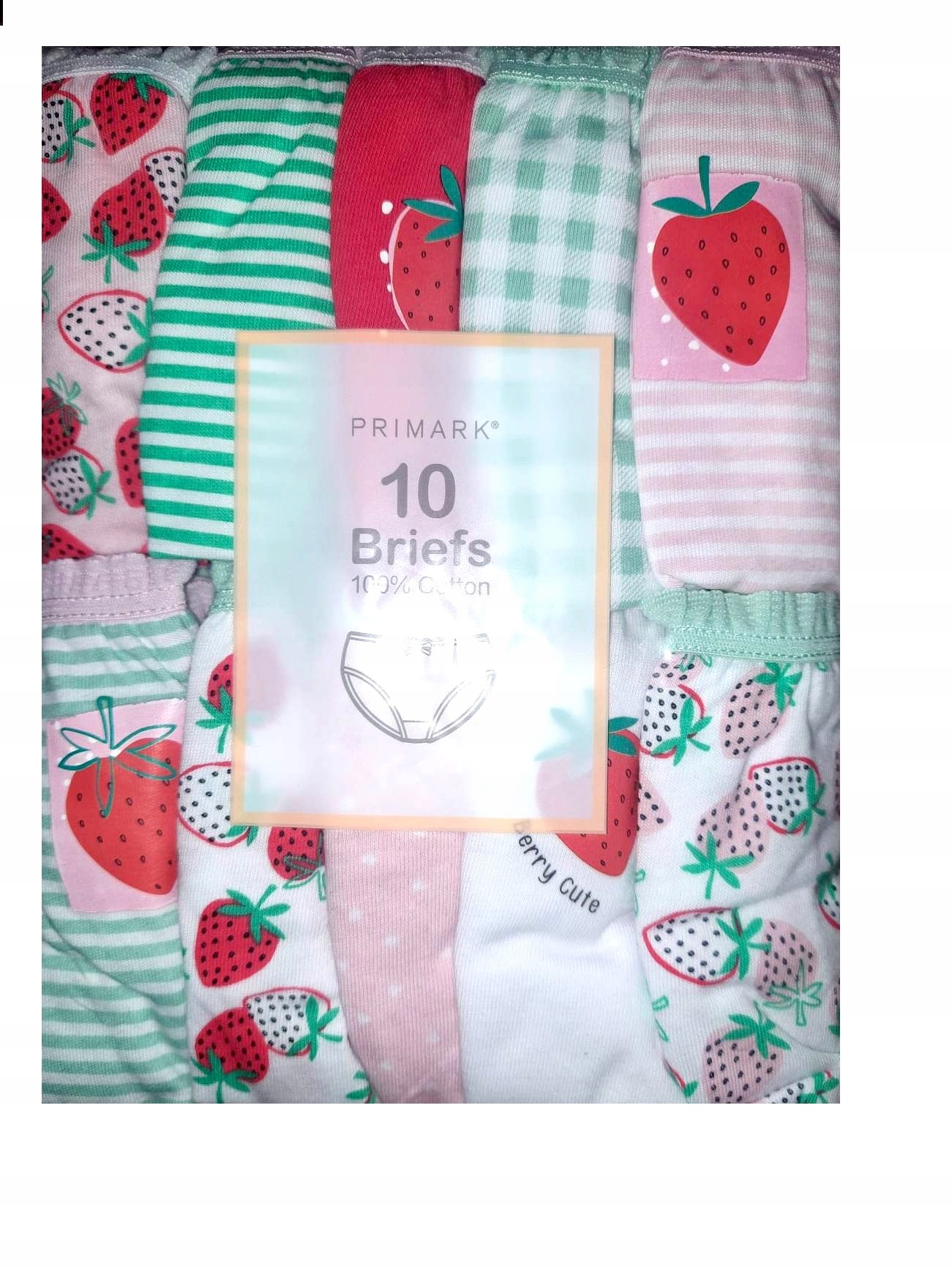 

Majtki figi 146 Primark 10pak Truskawki 10-11 lat