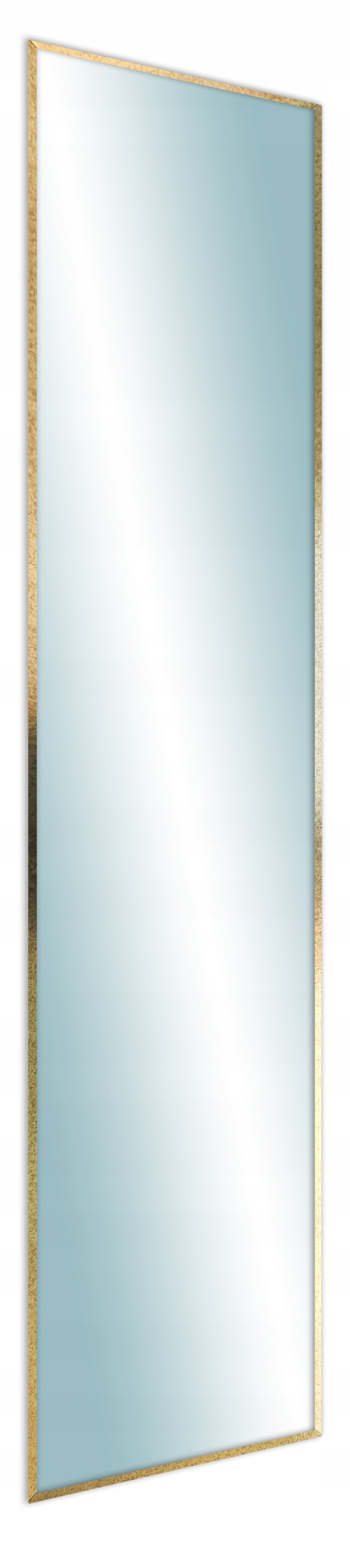 

Lustro w ramie 160x40 nowoczesna wąska rama złota