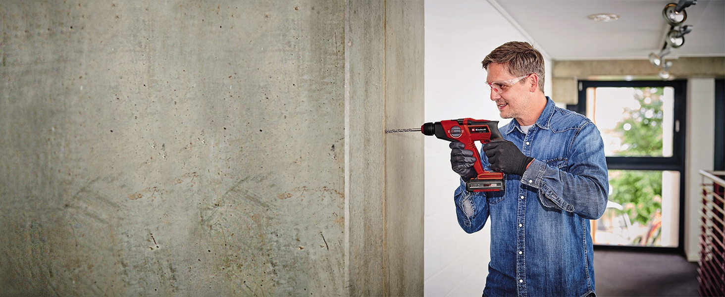 EINHELL MŁOTOWIERTARKA MŁOT UDAROWY SDS+ TE-HD 18/12 Li-Solo Typ uchwytu SDS Plus