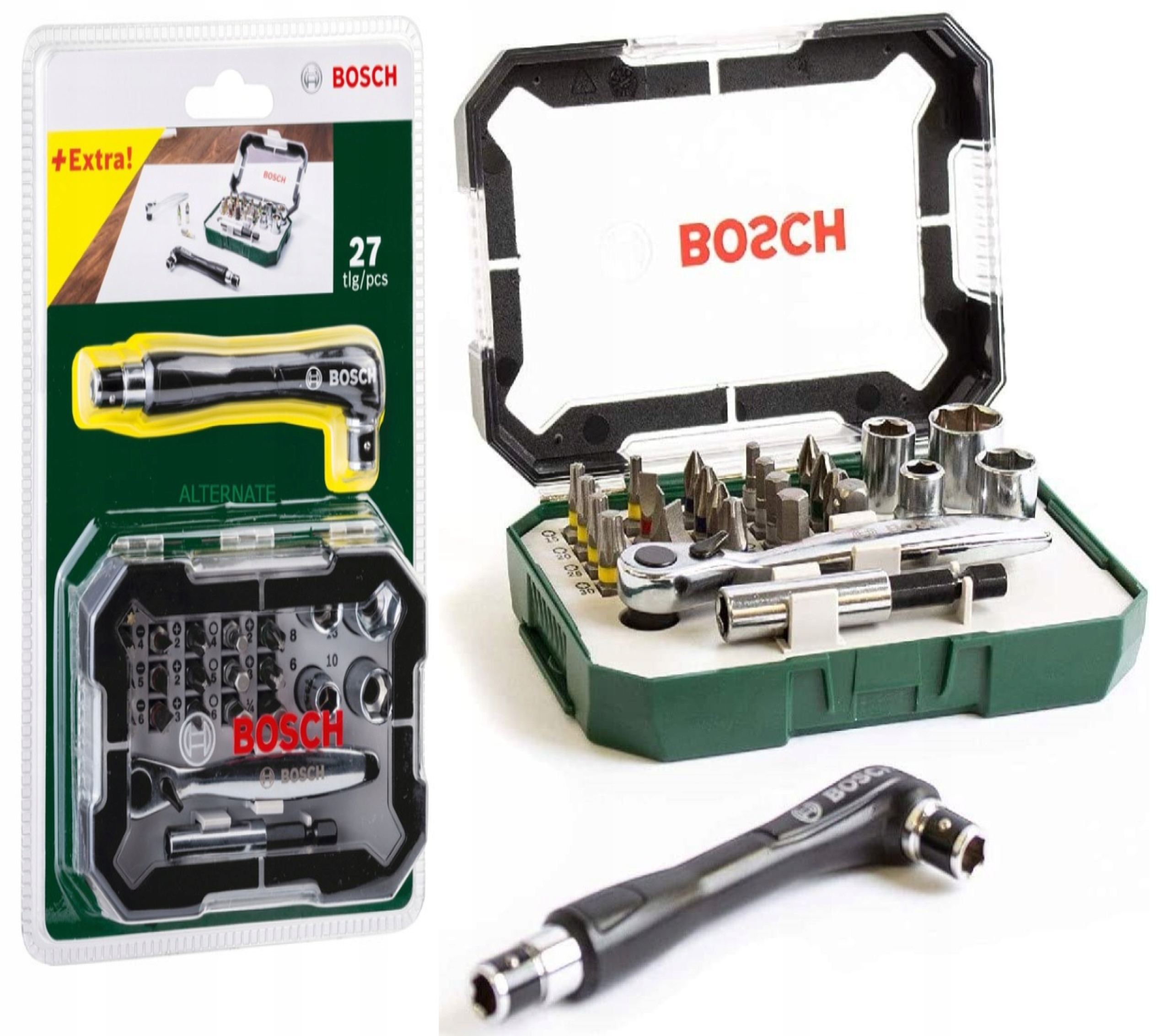 

Bosch Zestaw Bitów i Nasadek Z Grzechotką 27 Szt