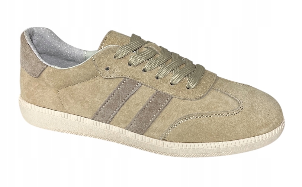 Tenisky Polobotky Dámské Goodin GD-LX1030 VEL.38 Kůže Béžová Semiš