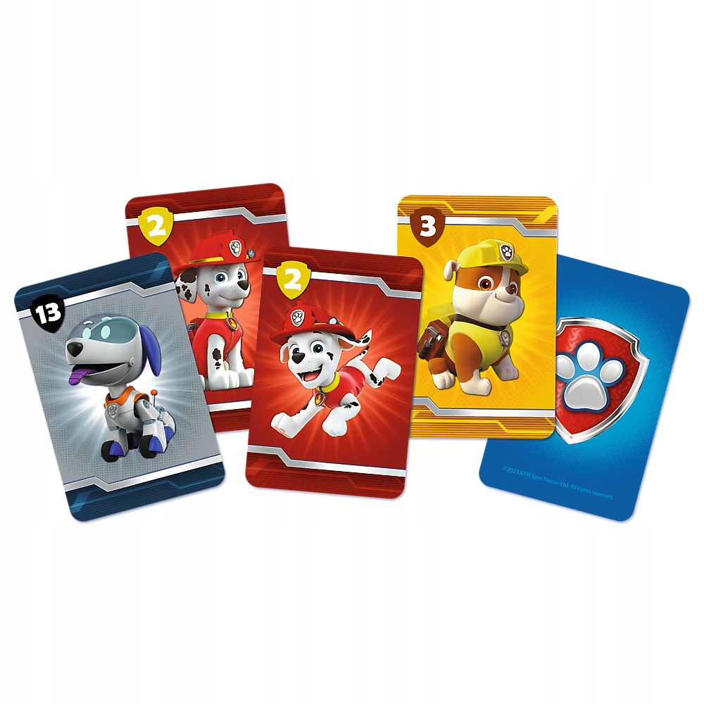 PSI PATROL gra karciana Karty dla dzieci Piotruś Pamięć Memo Trefl memory Stan opakowania oryginalne