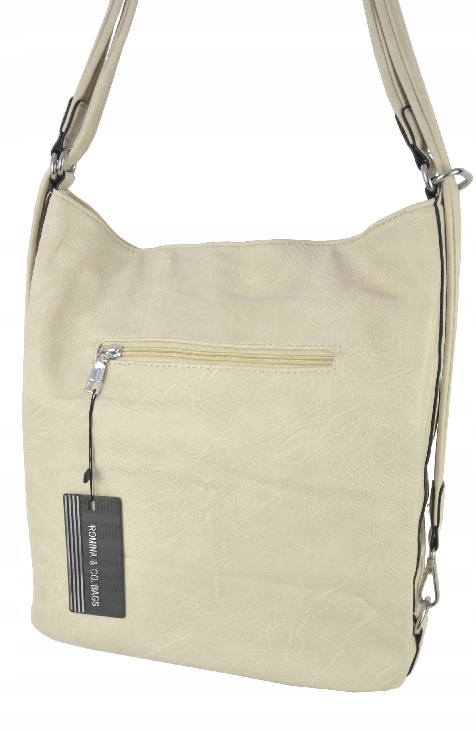 TOREBKA PLECAK 2W1 damska worek na ramie plecakotorba plecaki torba A4 Marka inna