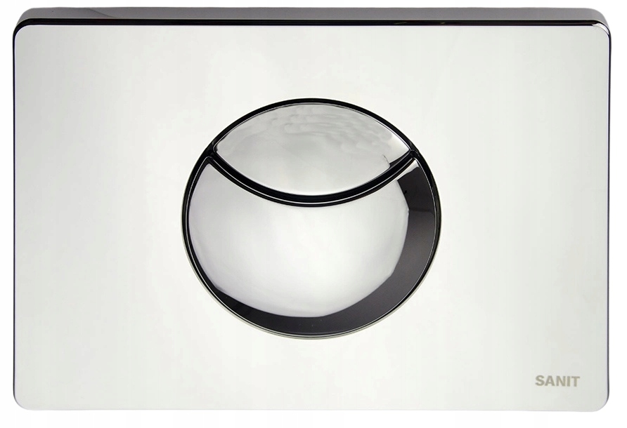 Splachovací tlačítko pro splachovač S 703 (Chrom lesk) Sanit, stříbrná barva