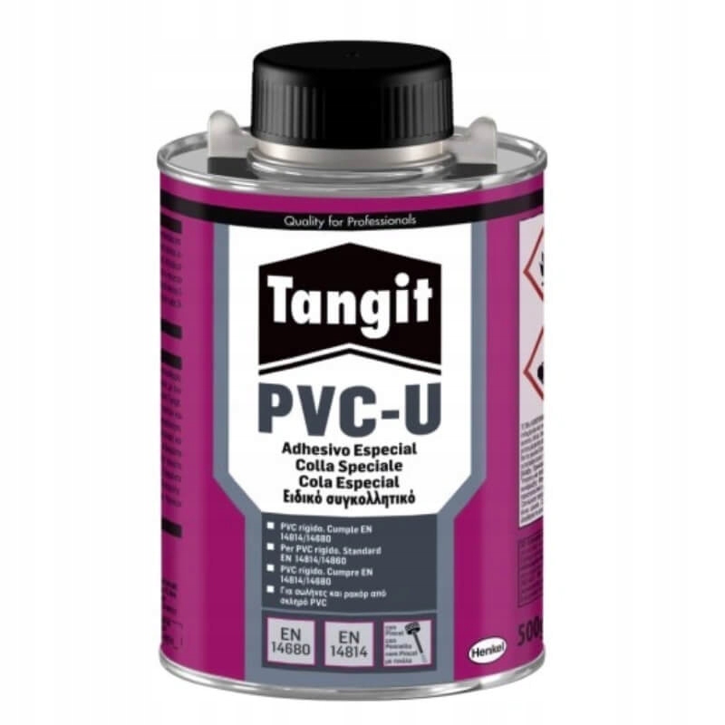 Tangit Pvc-u 500 g lepidlo na tlakové trubky, silné lepení, tvarovky