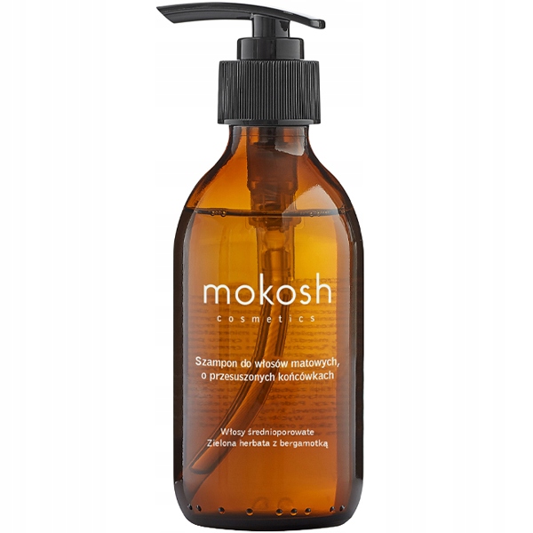 Šampon Mokosh Cosmetics se zeleným čajem matné a vysušené vlasy 200 Ml