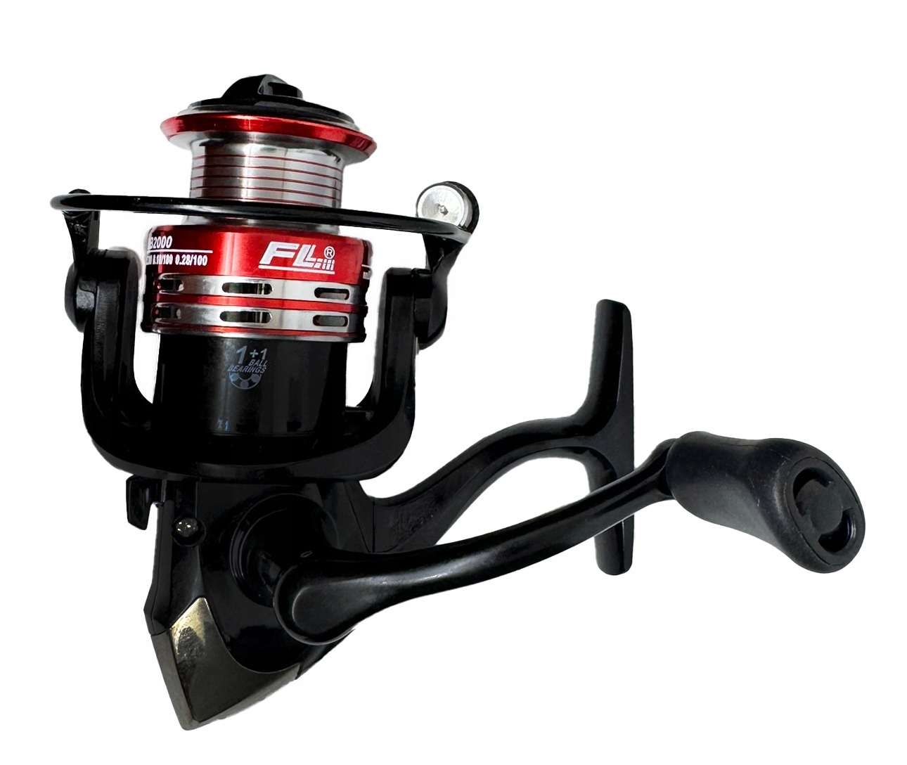 Kołowrotek wędkarski Fl BB4000 uniwersalny lekki Przedni hamulec 2BB Metal