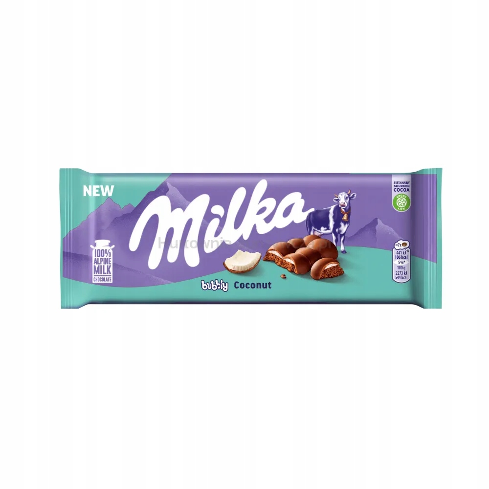 Levně Milka Bubbly Coconut 97 g