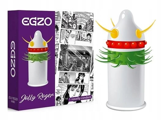

Egzo Jolly Roger wypustki stymulacja potęgująca