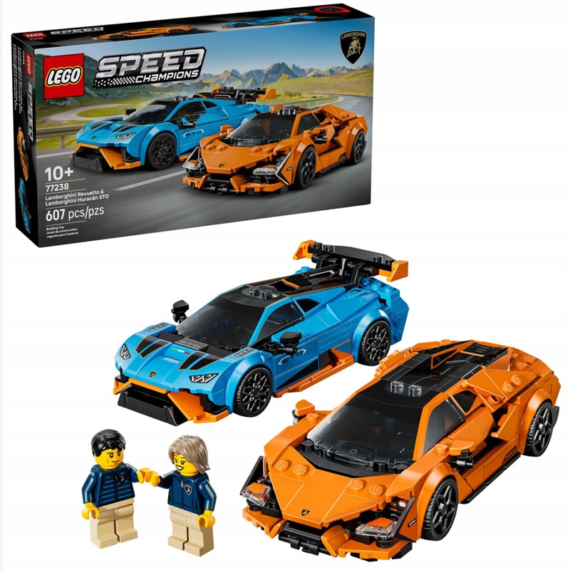 Lego Speed Champions Lamborghini Revuelto a Huracán Sto 77238