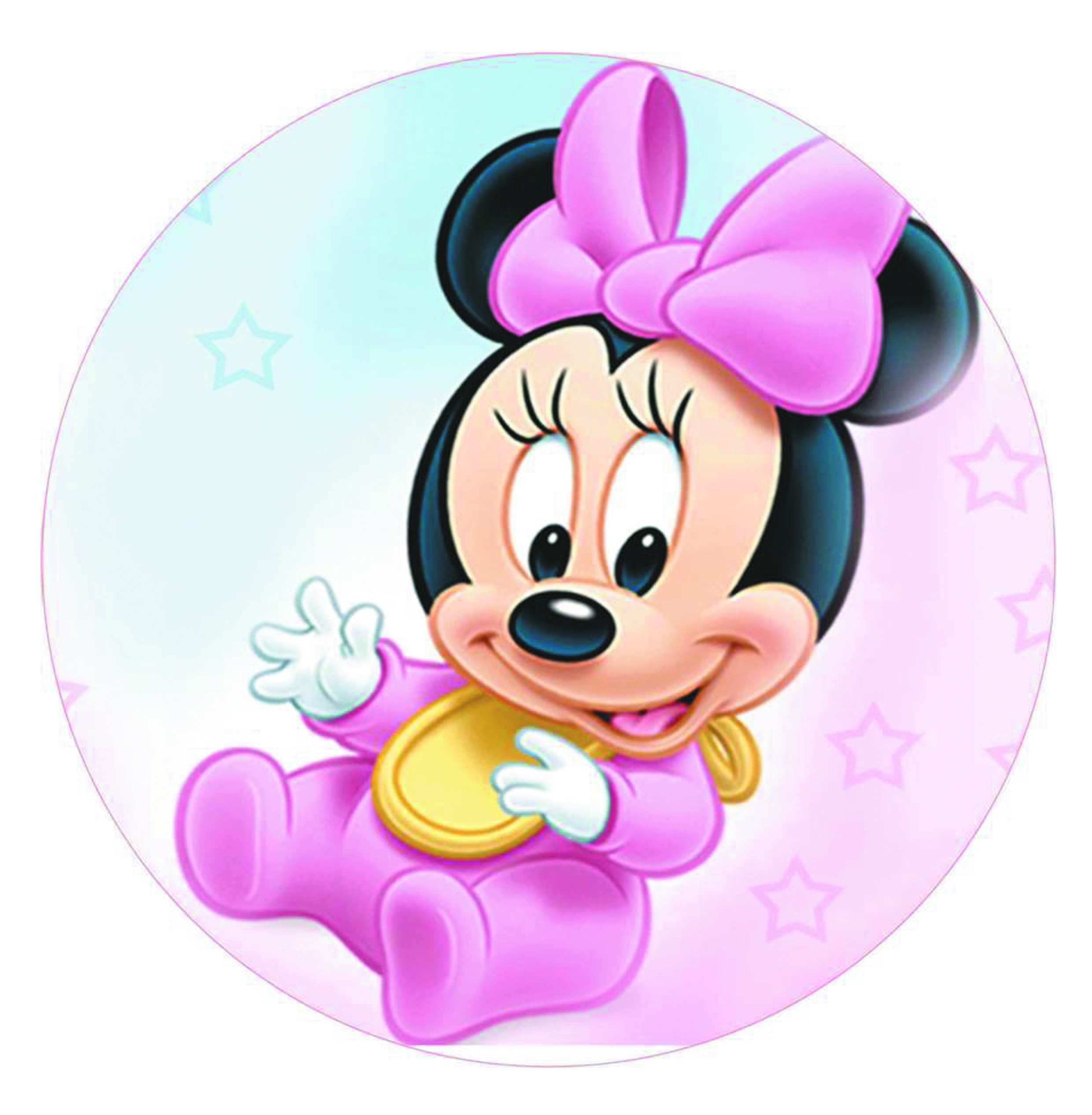 Opłatek na tort waflowy Myszka Minnie różne wzory do wyboru 20 cm