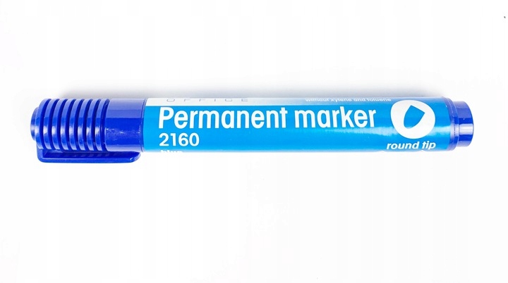 

Marker Budowlany Pisak Flamaster Okrągły Niebieski