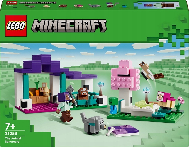LEGO MINECRAFT 21253 REZERWAT ZWIERZĄT