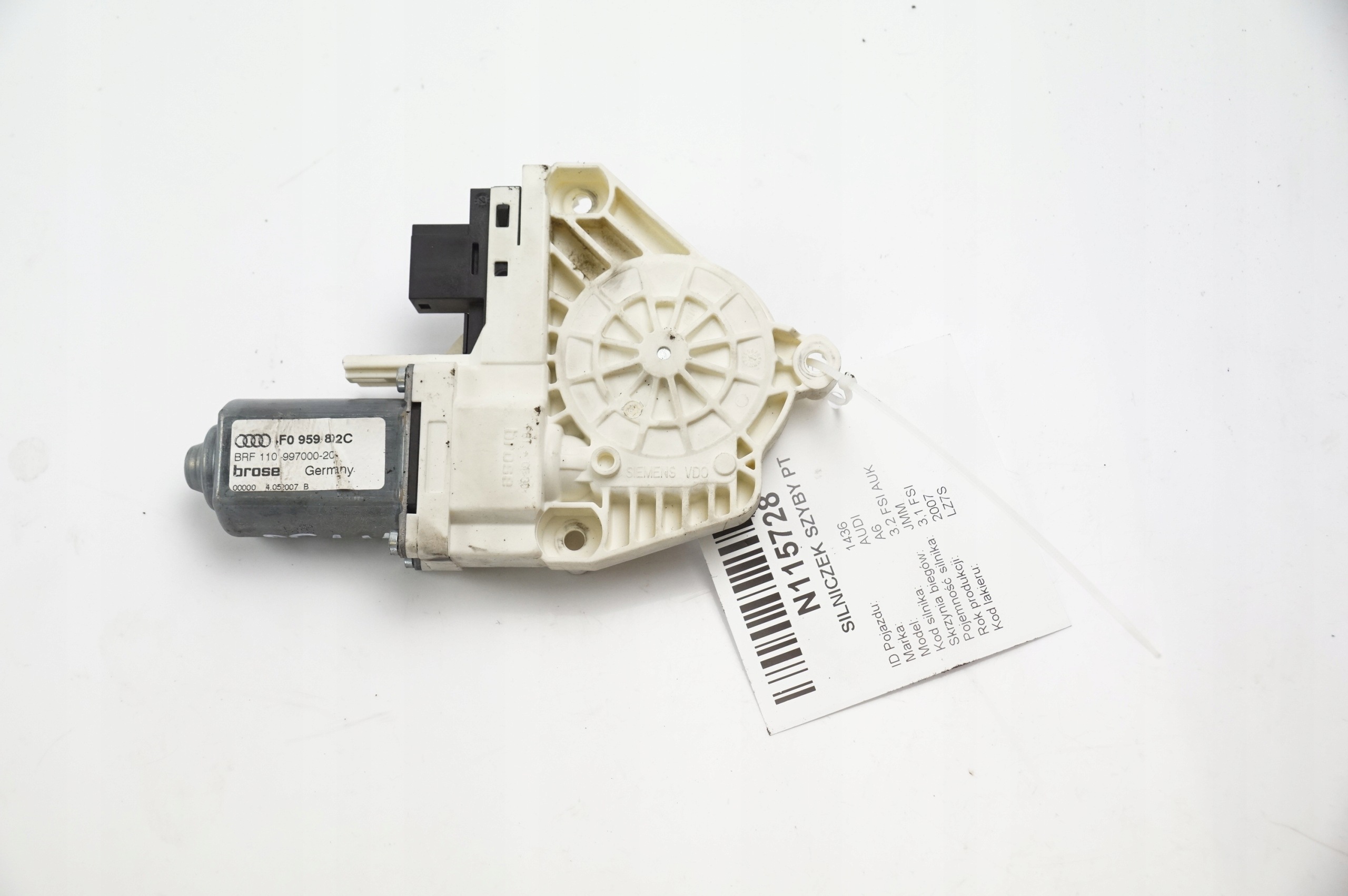 mini motor windows right rear part 4F0959802C AUDI A6 C6