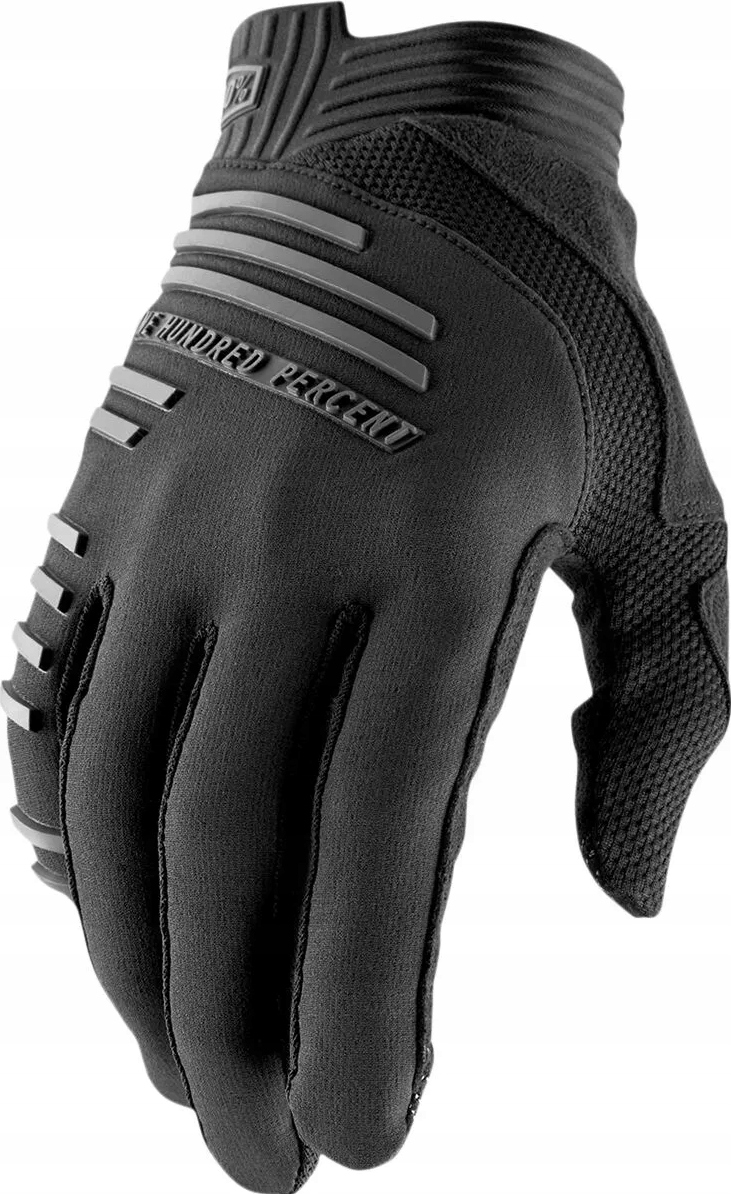 Rękawiczki 100% R-core Black Rowerowe Na Rower Mtb Gravel Bmx Czarne M