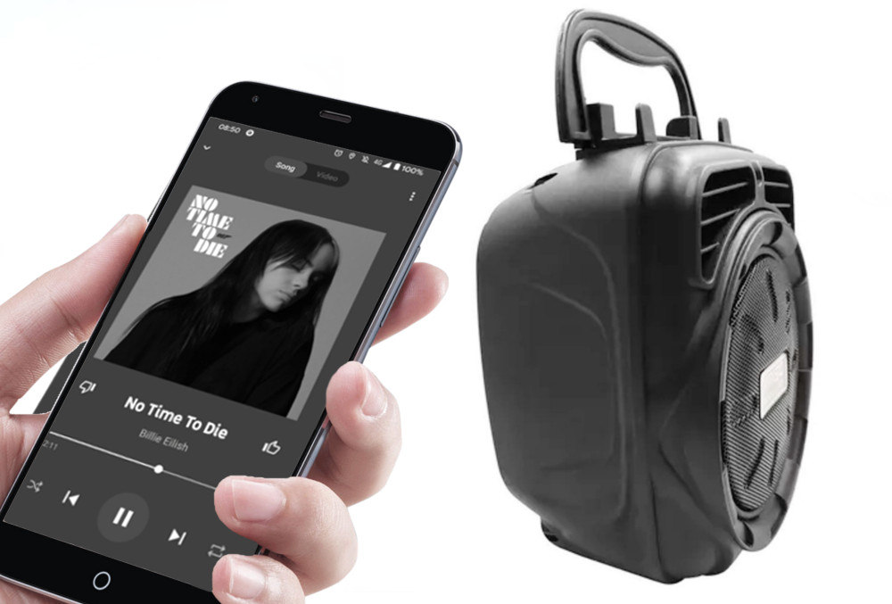 BEZPRZEWODOWE RADIO GŁOŚNIK BLUETOOTH FM SD RGB Radio FM AM SW