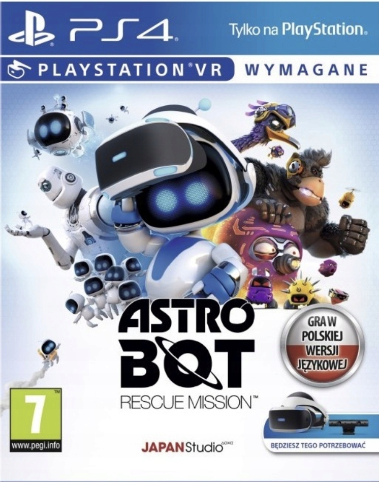 VR Astro Bot: Rescue Mission PS4 - Polskie Napisy - Polska okładka