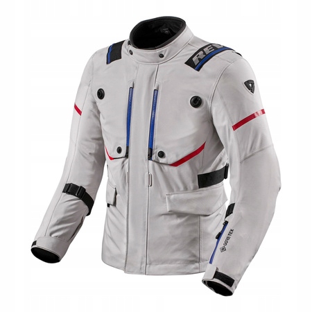 Kurtka tekstylna REVIT VERTICAL GTX SILVER srebrny Rozmiar XXXL