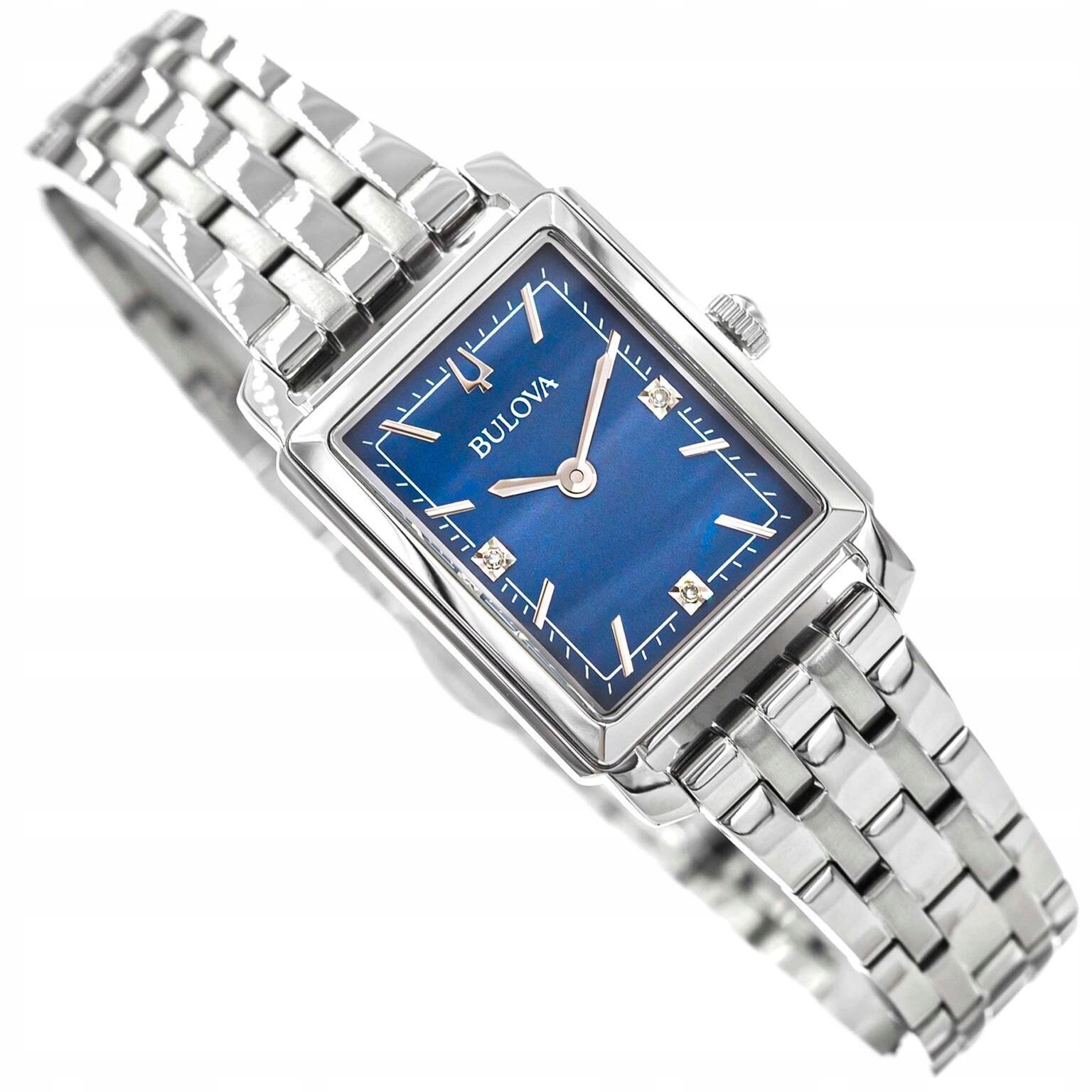 Dámské Hodinky Bulova 96P245 Stříbrný Sutton Na Náramku, Elegantní