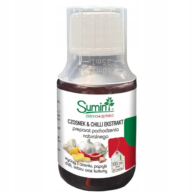 

Czosnek & Chilli ekstrakt – 100 ml Sumin