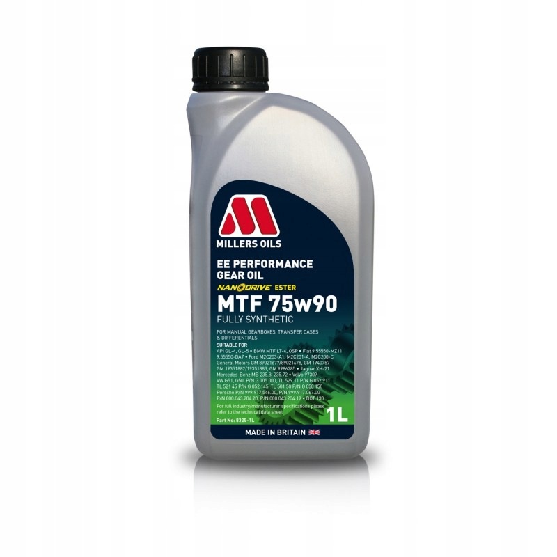 Millers Oils Ee Performance Mtf 75w90 1L Fully synthetic, olej