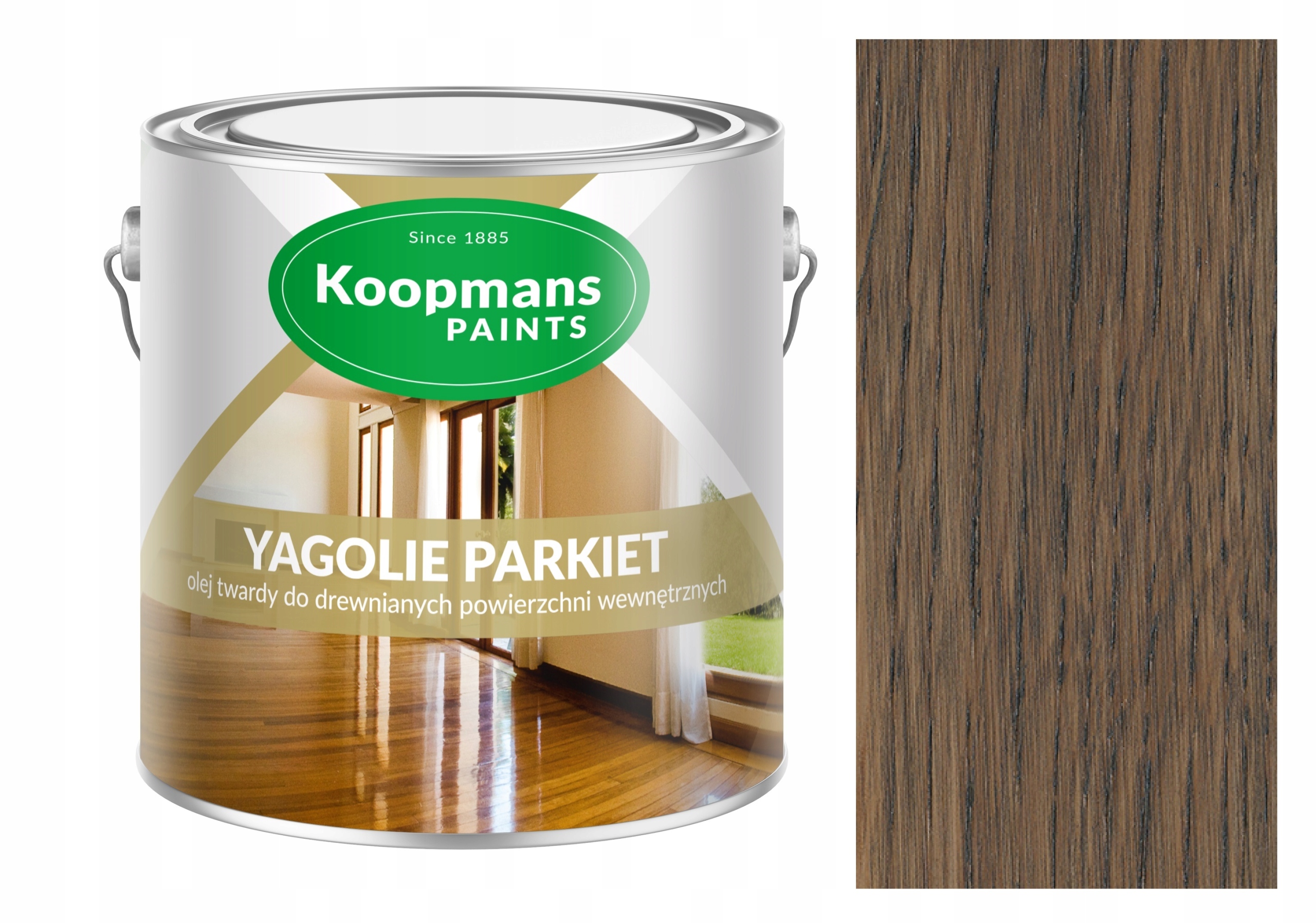 Koopmans Yagolie Parkety Tvrdý Olej Na Drevo 2,5 L Palisander 02