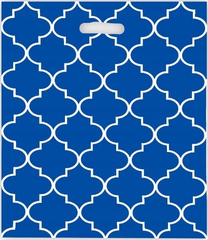 REKLAMÓWKI FOLIOWE TORBY 40x45 KONICZYNA NIEBIESKA