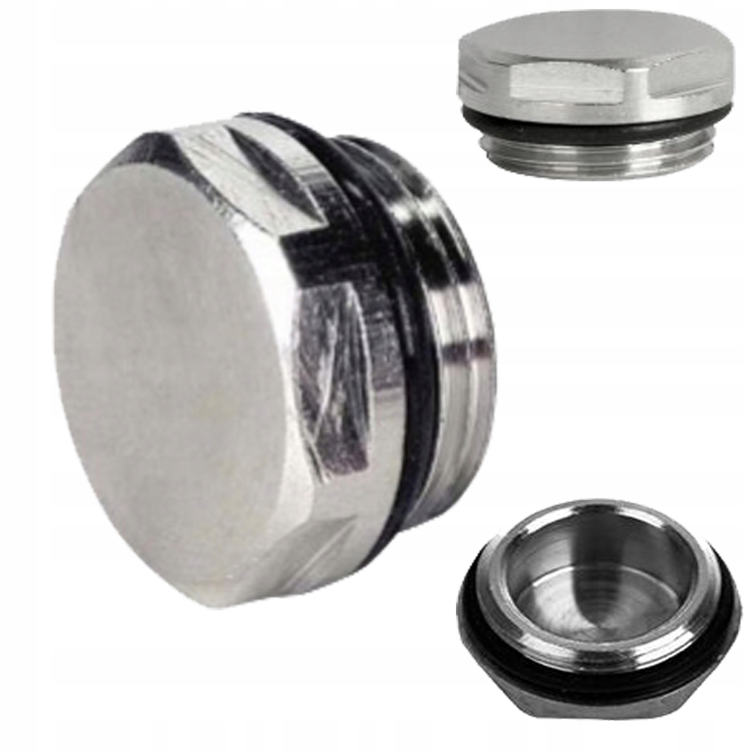 KOREK GRZEJNIKA STALOWEGO 1/2 ZAŚLEPKA 1/2 ORING