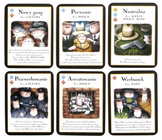 Gra z Kartami dla Dziecka Planszówka Mafia Integracyjne Gry Planszowe
