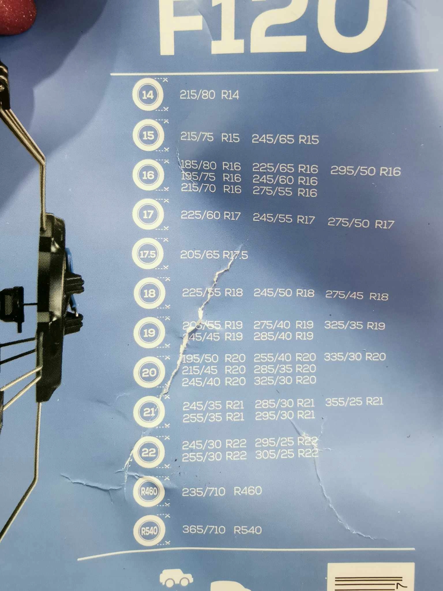 Łańcuchy śniegowe F120 Rozmiar --> 15 16 17 17,5 18 19 Norauto Producent Norauto