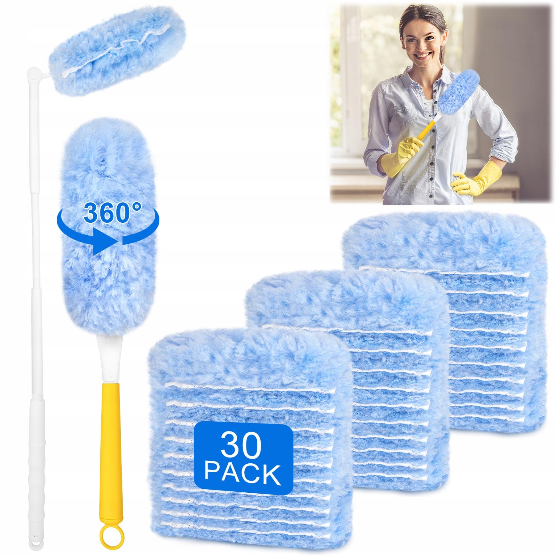 Levně Hywean Hsafe Sada na prach 30 náplní, 2 držáky pro domov a kancelář zvířat