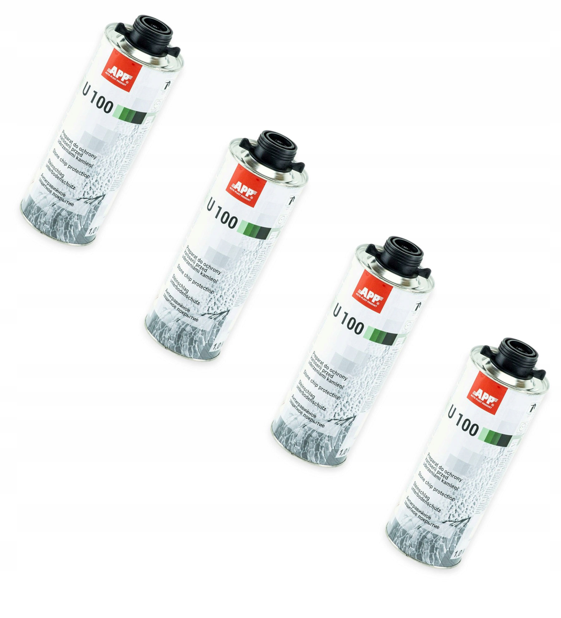 App U100 Ubs czarny preparat do konserwacji podwozia 4 x 1L