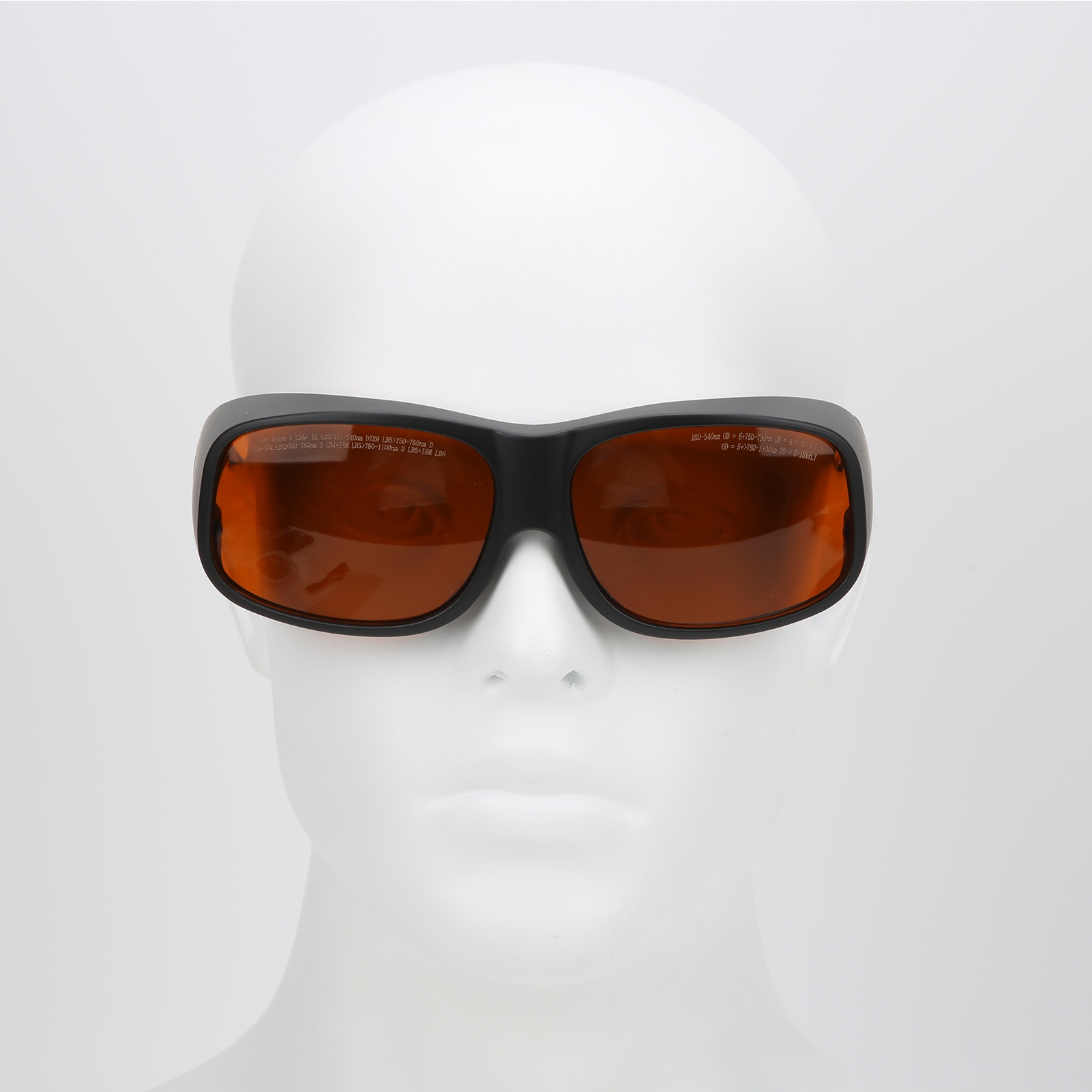 OKULARY OCHRONNE DO LASERA CZERWONE Marka bez marki