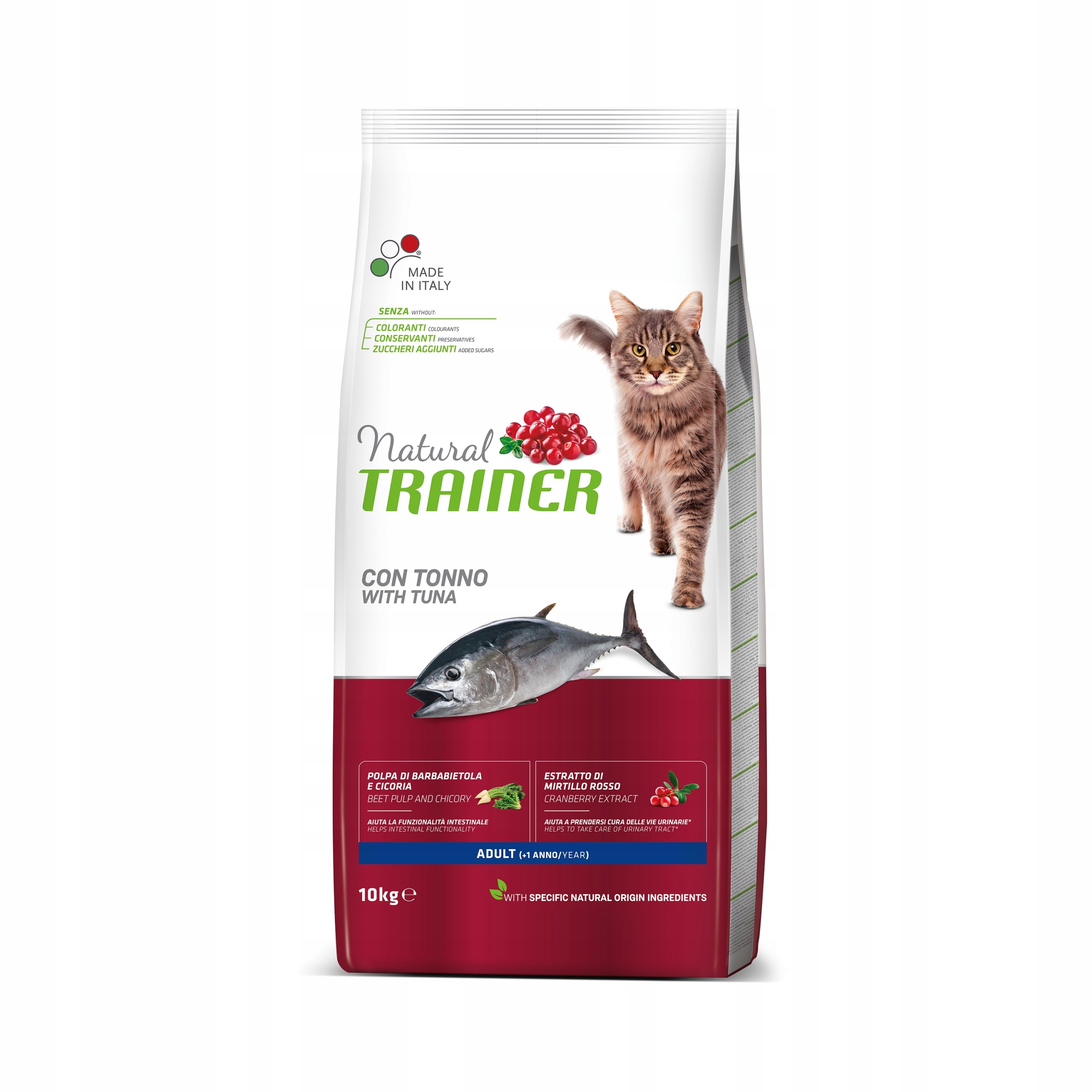 Levně Trainer Natural Cat Adult tuňák 10 kg