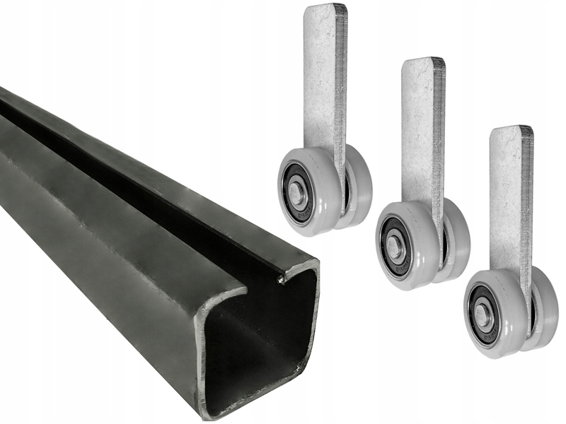

Profil 30x30x2mm + 3 Rolki Wózki do bramy drzwi