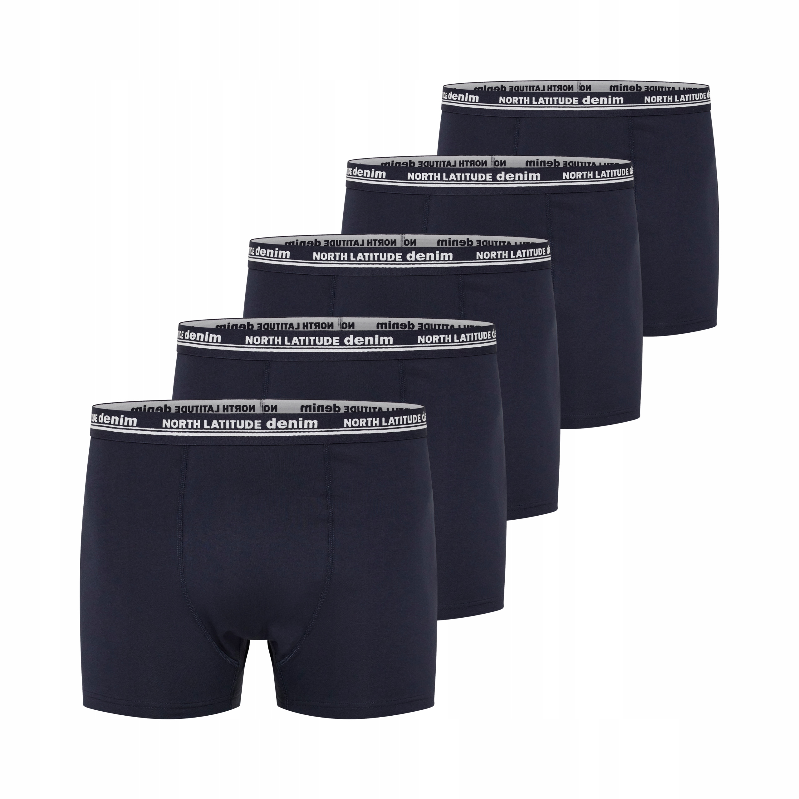 North 56°4 Velké Rozměry Boxerky Bavlna S Elastanem, Sada 5 Ks, 5XL