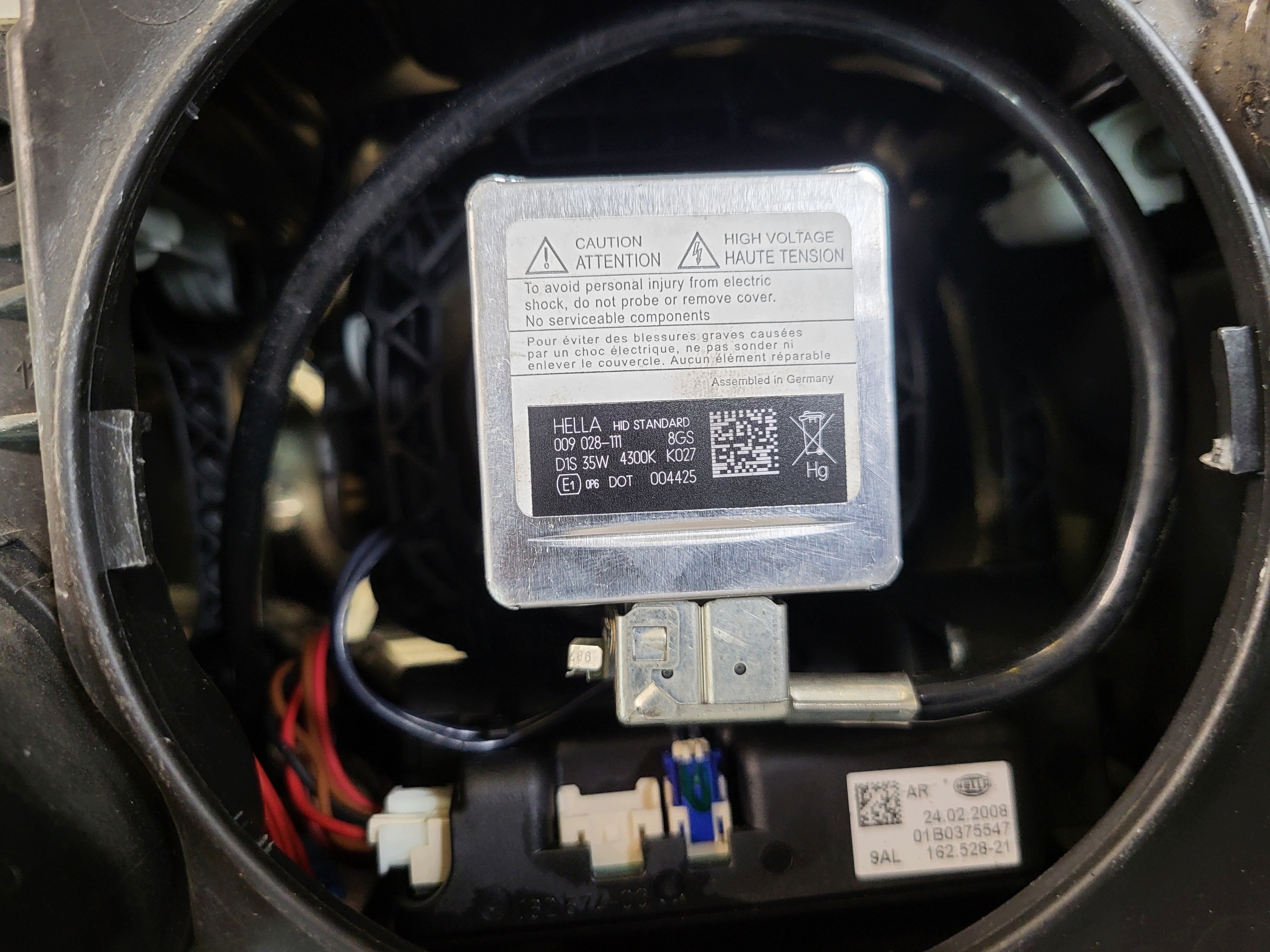 light REFLEKTOR right left complete module XENON MERCEDES ML W164 EUROPA