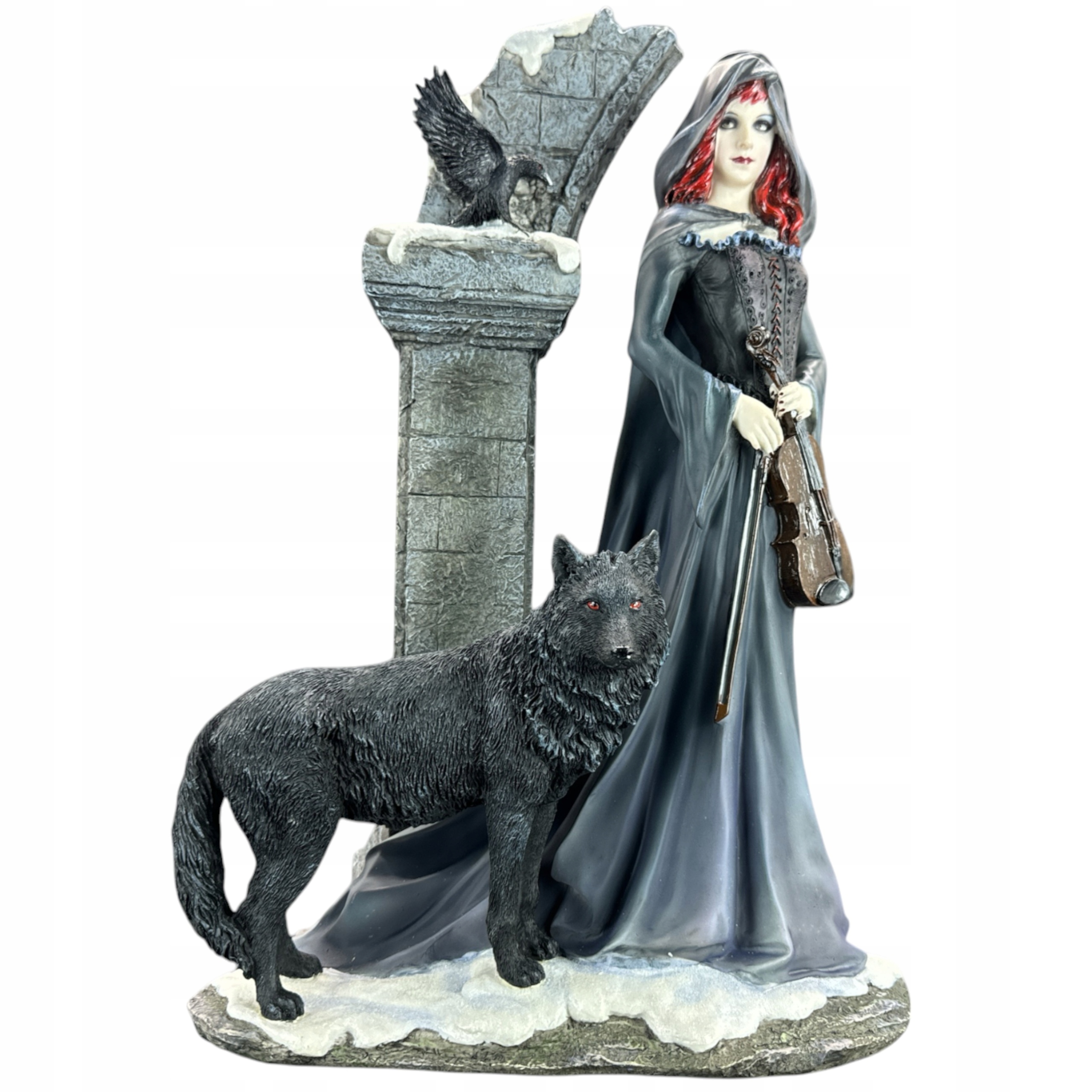 socha, figurka Temnota V Kapucni S Vlkom Veronese (WU76301VA)