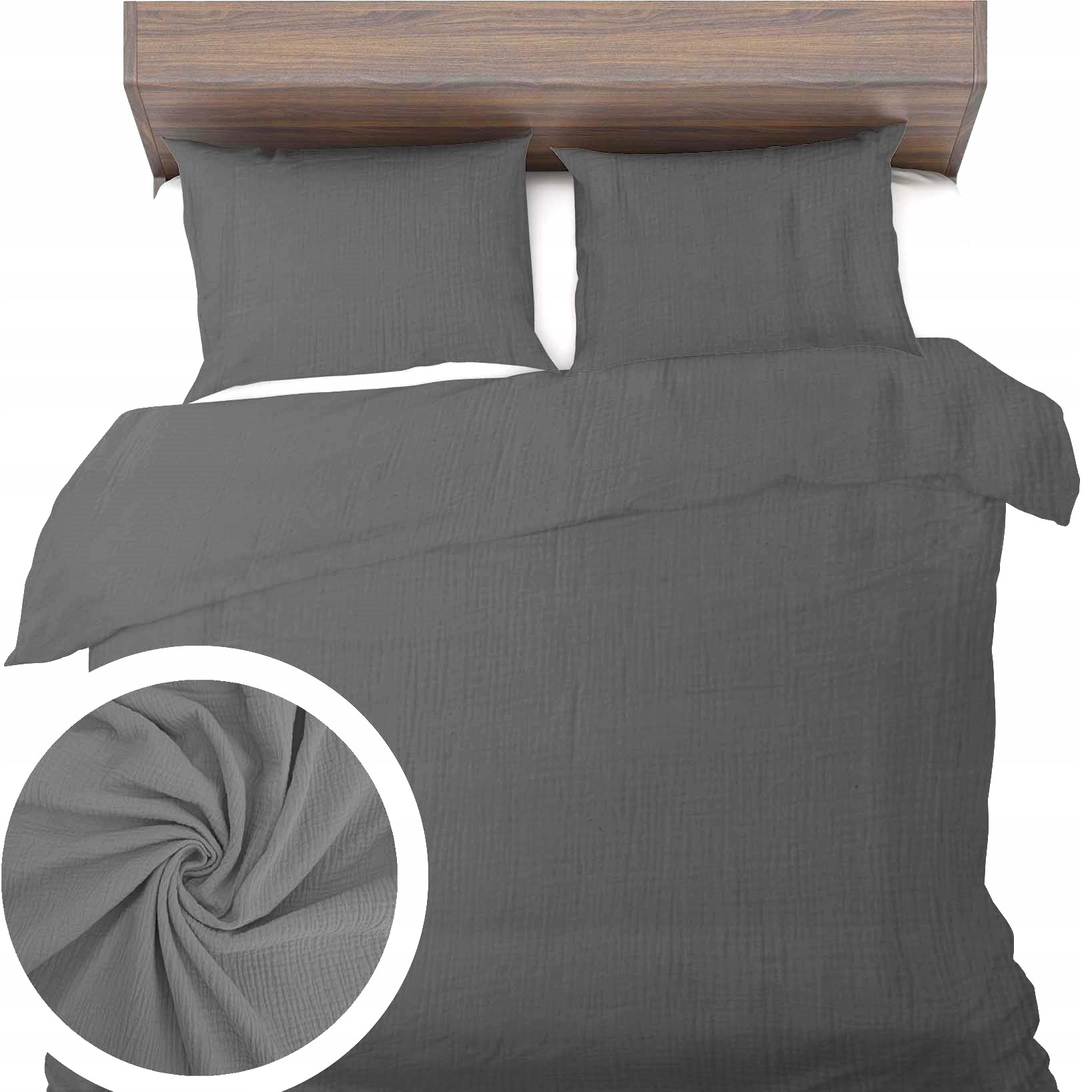 Povlečení Mušelín 140x200+1x40x60 Povlaky jemné prodyšné eko mušelínové