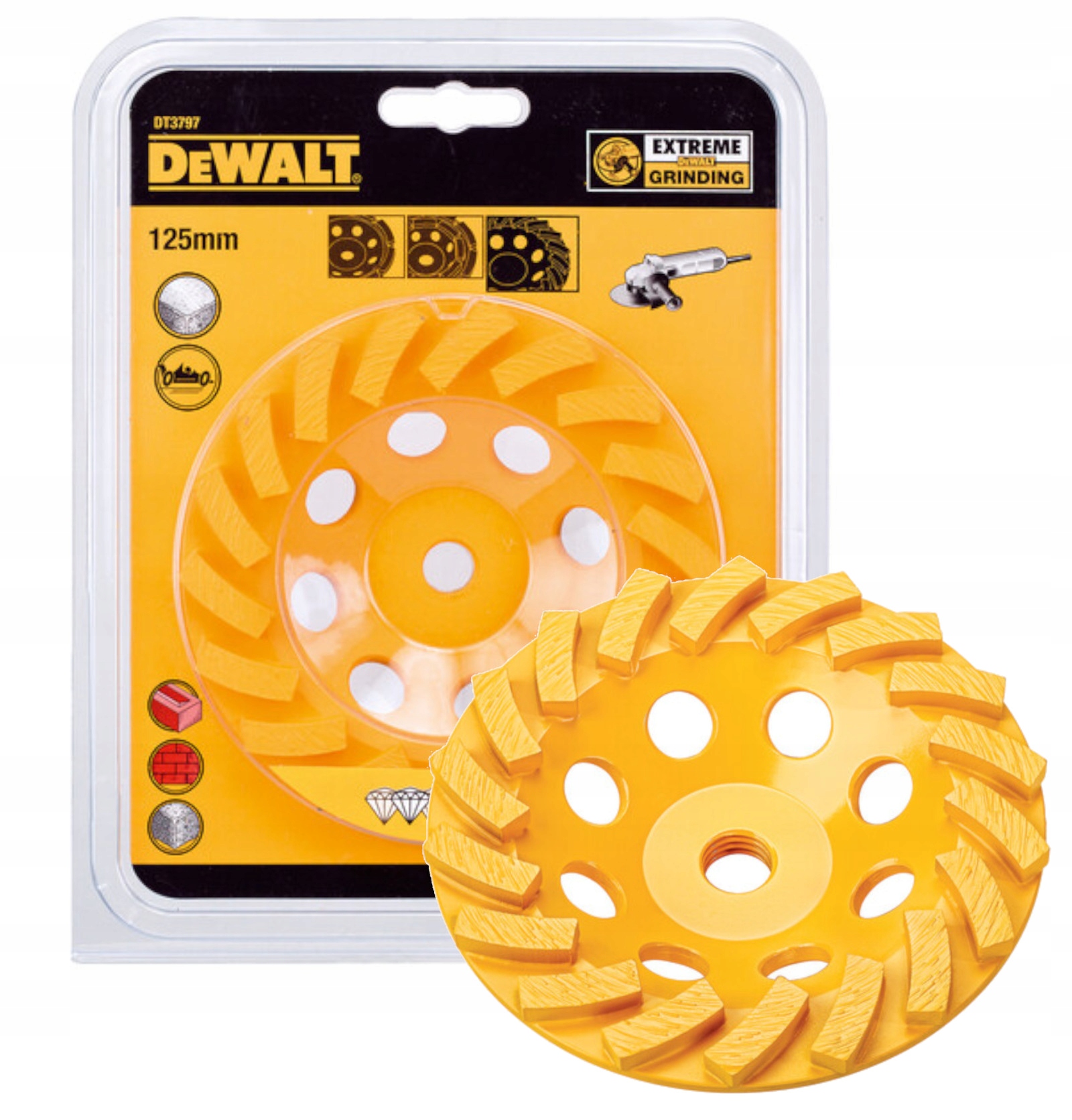 

Tarcza do szlifowania betonu 125mm DeWALT DT3797